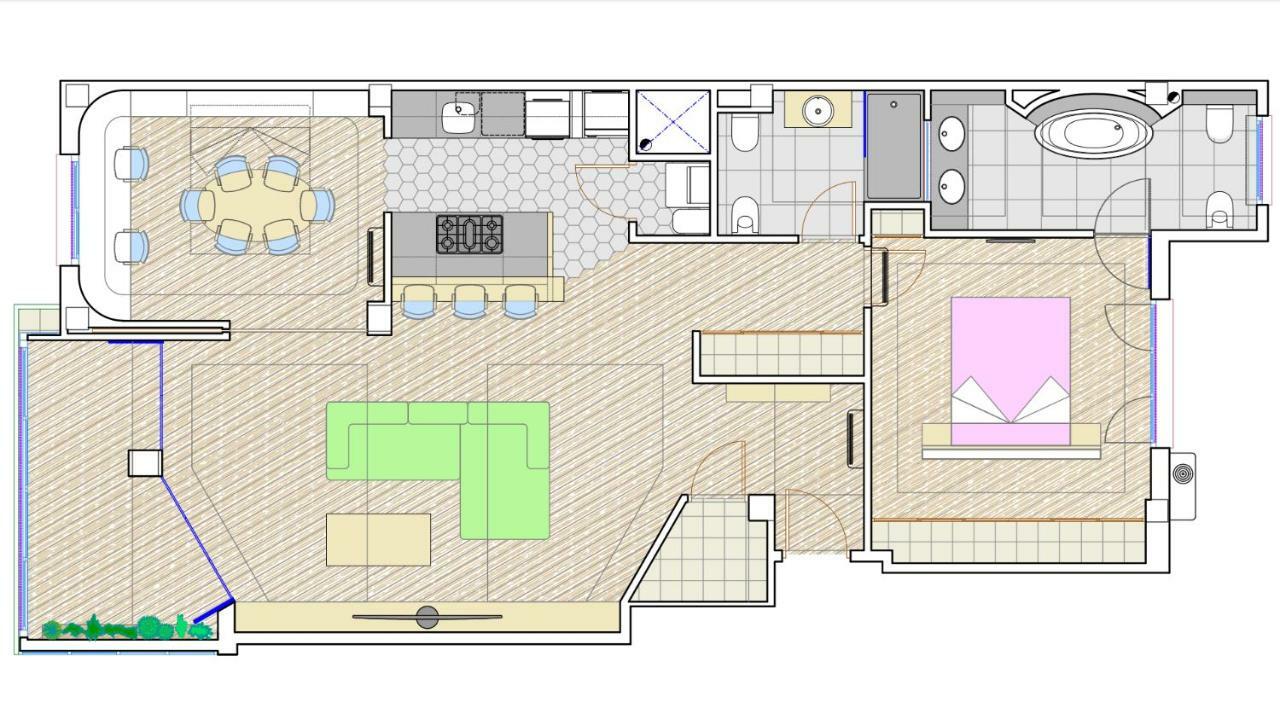 Appartement Hexagonal Design *